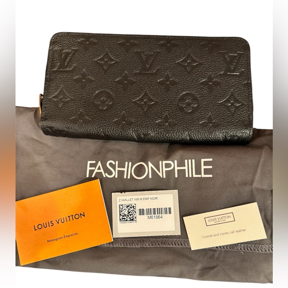 LOUIS VUITTON MONOGRAM EMPREINTE NOIR ZIPPY WALLET 👀